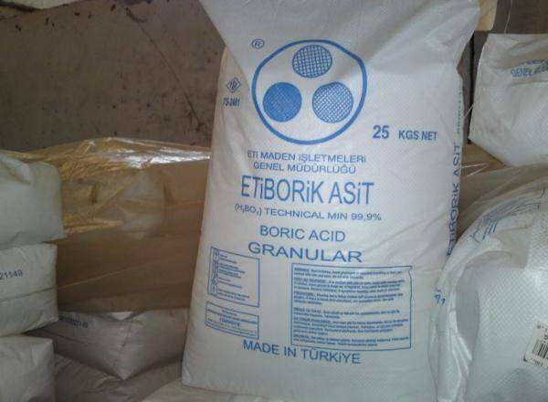 Борная кислота меш.25 кг.