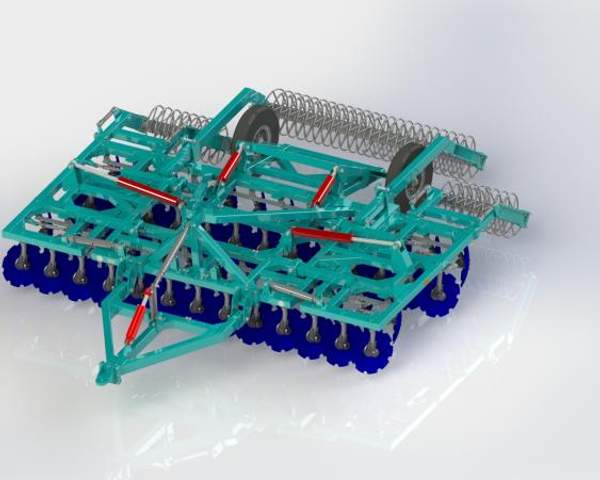 БОРОНА ДИСКОВАЯ БДМ-6Х4П СКЛАДНАЯ