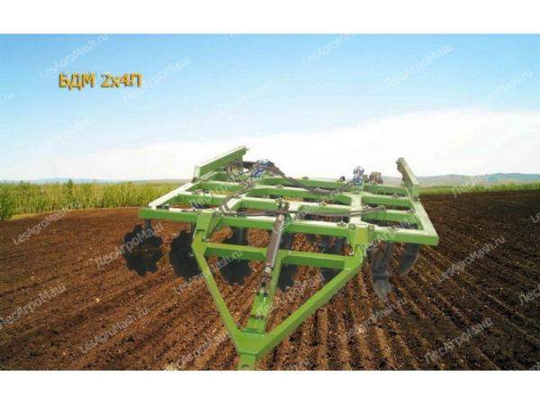 Борона дисковая (дискатор) БДМ-2,4х4 П модульная (прицепная) - от производителя