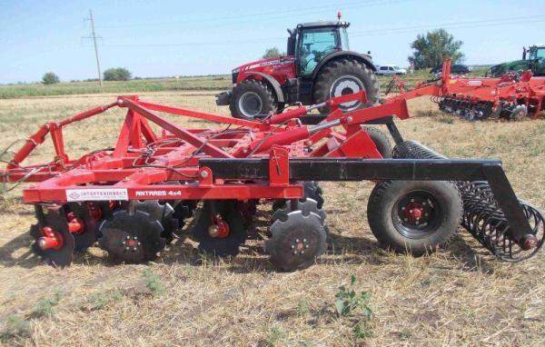 Борона дисковая модульная прицепная 4х4