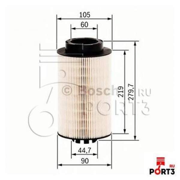 Bosch вставка топливного фильтра 2032