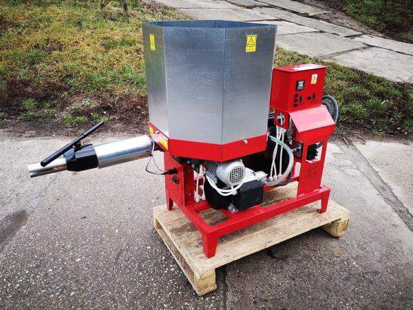 Брикетировочный автоматический мини-пресс для древесных опилок (брикетировщик, брикетёр)