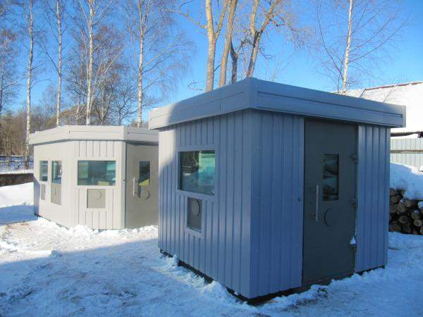 Бронированные кабины охраны, КПП, блок-посты