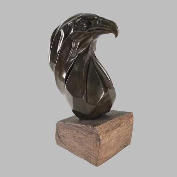 Бронзовая статуэтка "Голова Орла" Голландия, 1936-1945 годы