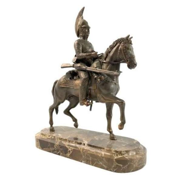 Бронзовая статуэтка "Кавалергард"