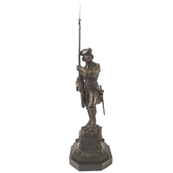 Бронзовая статуэтка «Русский солдат Полтавской битвы»