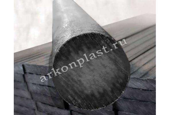 Брус пластиковый круглый 80х2000 Черный