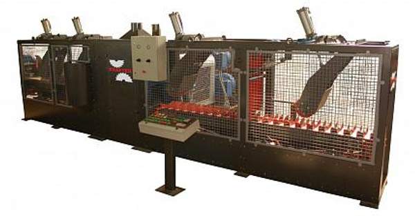 Брусовальный двухвальный станок с гусеничной подачей мод. «KRAFTER»