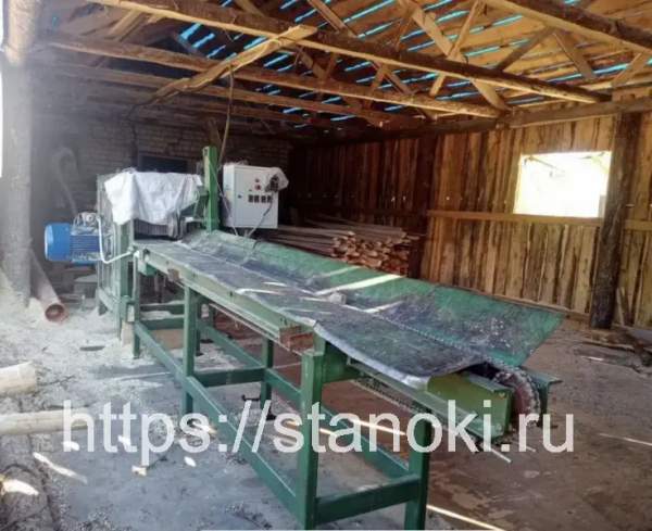 Брусовальный станок на 25 см в комле