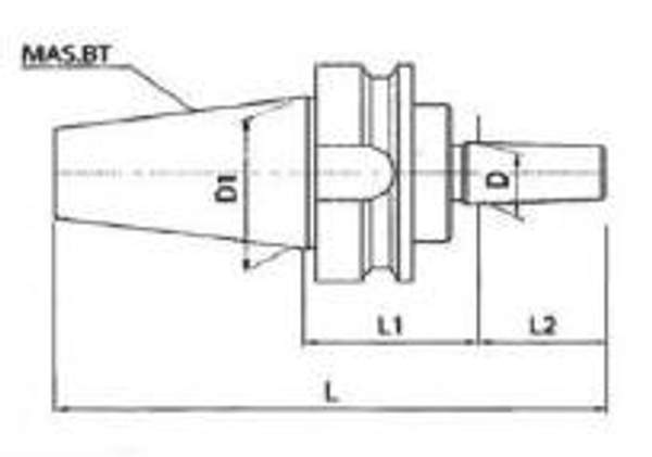 BT40-B22-45 Оправка для сверлильного патрона