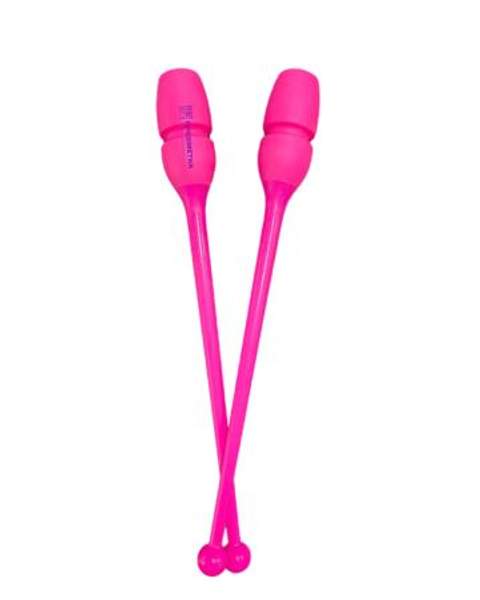 Булавы Pastorelli 41 см Розовые флуоресцентные Маша