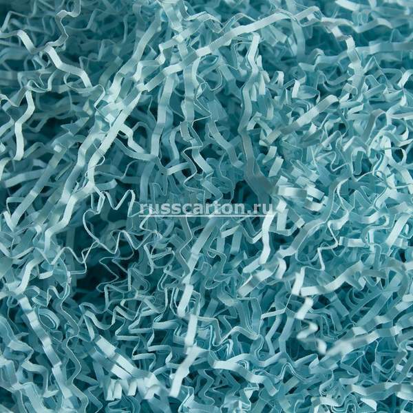 Бумажный наполнитель "Голубой" прямой, 100 гр