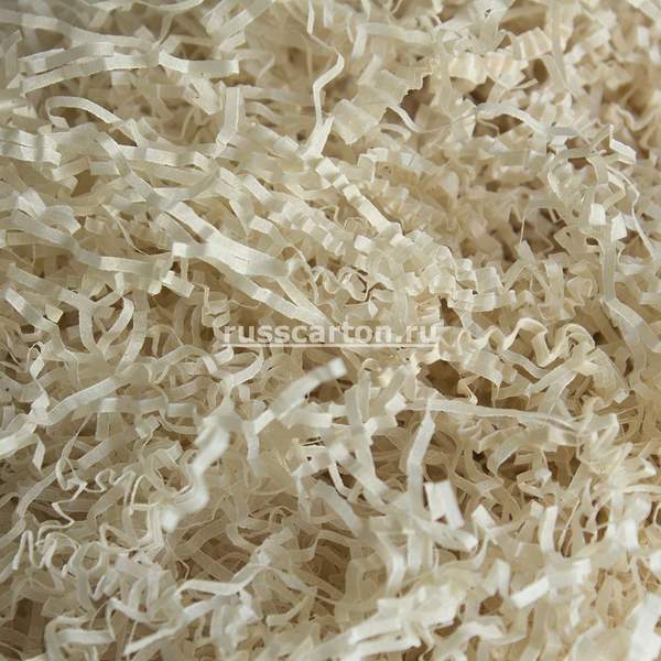 Бумажный наполнитель "Пергамент небеленый" прямой, 100 гр