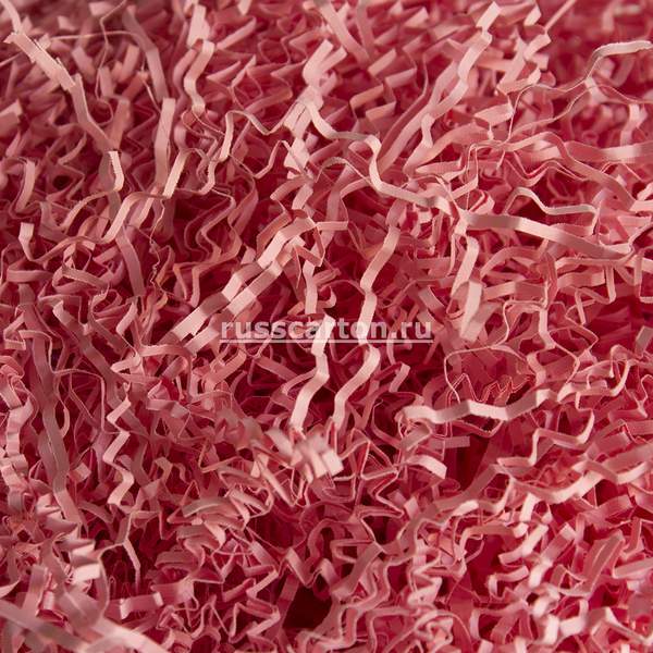 Бумажный наполнитель "Розовый" прямой, 100 гр