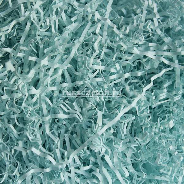 Бумажный наполнитель "Светло-голубой" прямой, 100 гр