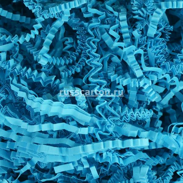 Бумажный наполнитель "Светло-синий", 1 кг