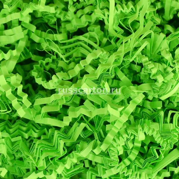 Бумажный наполнитель "Ярко-зеленый", 1 кг
