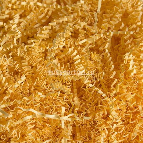Бумажный наполнитель "Золотистый" прямой, 100 гр