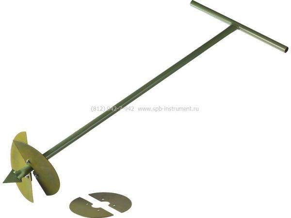 Бур садовый со сменными ножами 150 мм 200мм Длина 1000 мм РОСТОК 39492