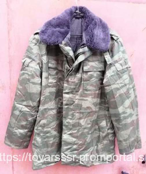 Бушлат куртка зимняя с воротником Флора