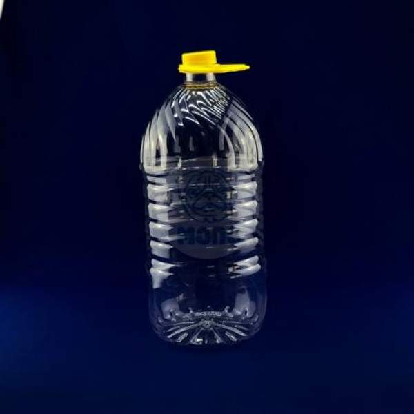 Бутылка пластиковая ПЭТ 5,0л горло 38 мм с крышкой и ручкой 1/20