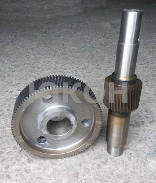 Быстроходная пара редуктора гранулятора ОГМ 1.5