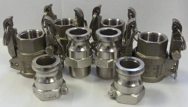 Быстроразъемные соединения KAMLOK нержавеющая сталь