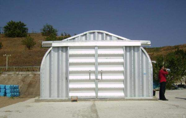 Быстровозводимый теплый ангар