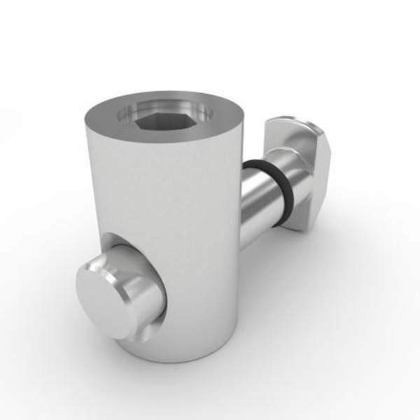 Быстрозажимной соединитель 0 градусов паз 10