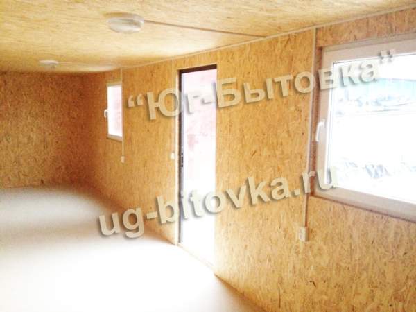 Бытовка 9 метров, двойное утепление, осб отделка