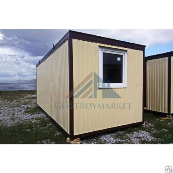 Бытовка БК-01 "Комфорт" 5х2,4 цветная