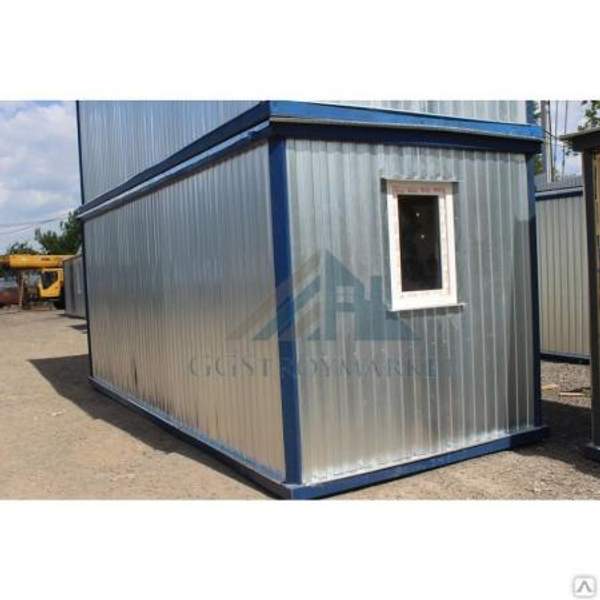 Бытовка, Блок-контейнер БК-01 6х2,4 «Зимний» + линолеум