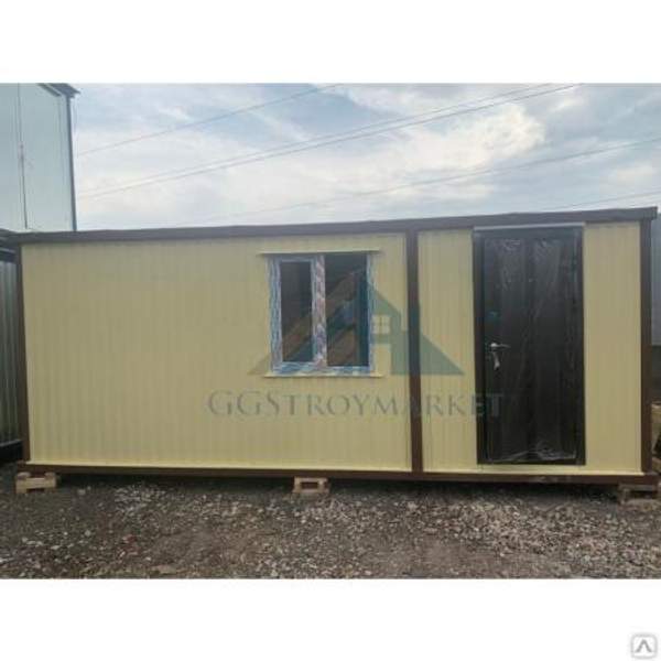 Бытовка, Блок контейнер дачный БК-02 6х2,4 м с отделкой ОСБ