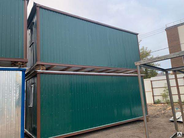 Бытовка, Блок контейнер строительный новая, теплая