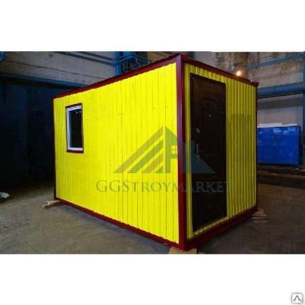 Бытовка дачная БК-01 4х2,4м цветная