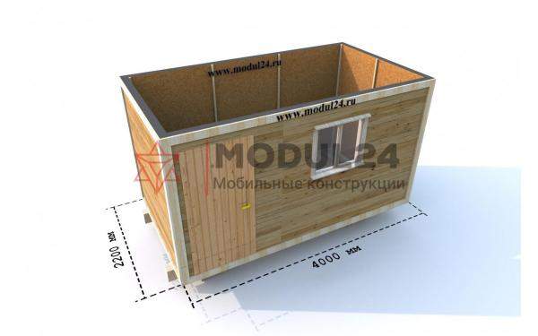 Бытовка дачная короткая