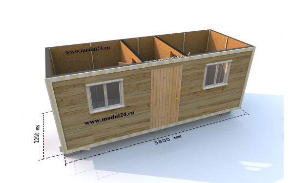 Бытовка дачная Распашонка