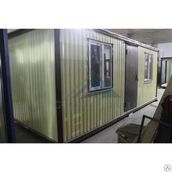 Бытовка дачная "Распашонка" отделка Вагонка 6х2.4м