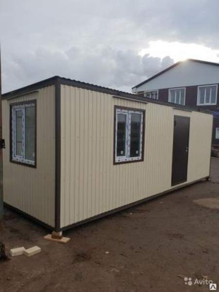 Бытовка для проживания дачная 7х2.4м