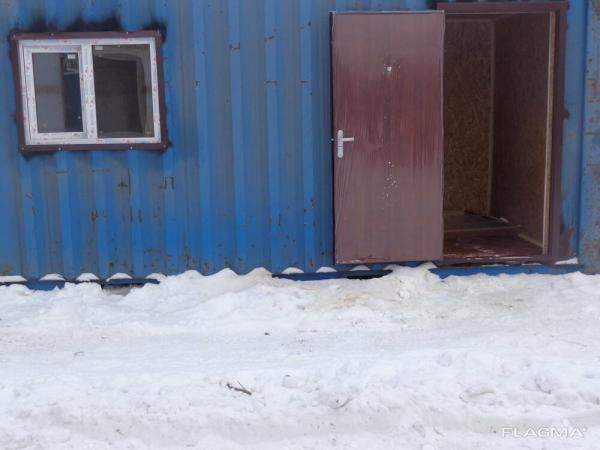 Бытовка для строителей из контейнера