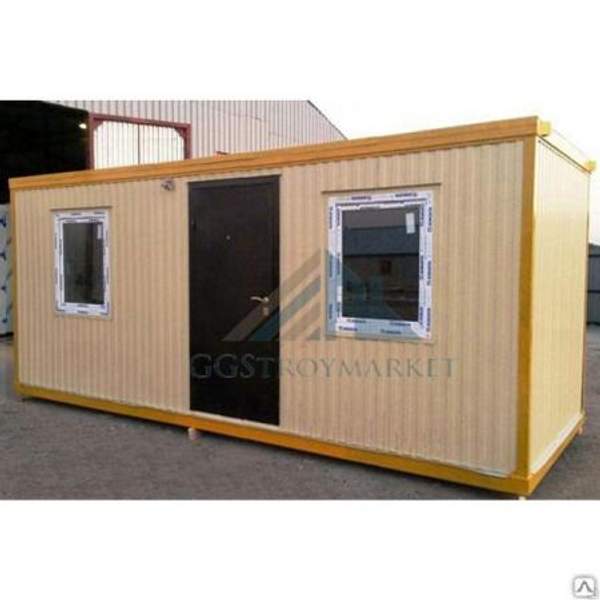 Бытовка красивая БК-04 6х2,4 «Распашонка»