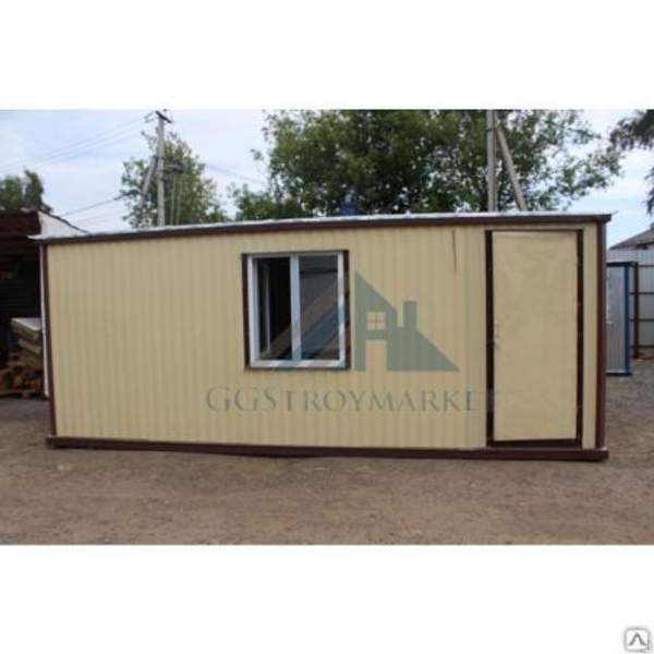 Бытовка металлическая под офис 6х2.4м утепленная