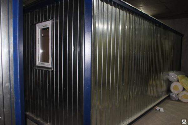 Бытовка под офис, уютная БК-01 теплая внутренняя отделка МДФ