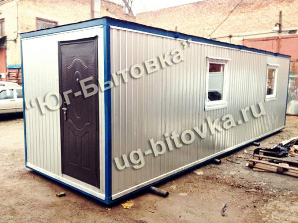 Бытовка промышленная 8 * 2,4 * 2,5 м