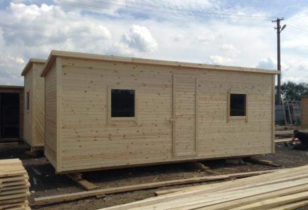 Бытовка с двумя окнами