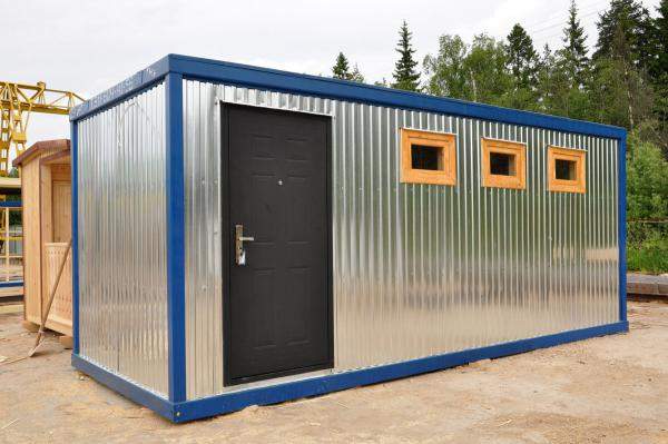 Бытовка сауна с душем 8000х2500 мм