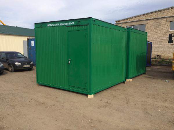 Бытовка со съемной крышей / насосная