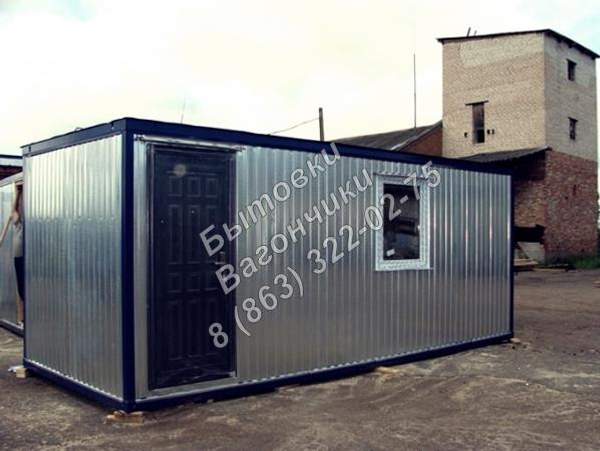 Бытовка строительная 6 * 2,4 *2,5 м