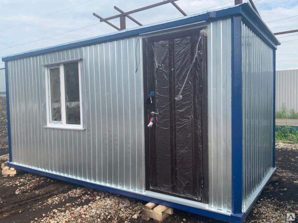 Бытовка строительная БК-02 5х2.4 с тамбуром "Зима"