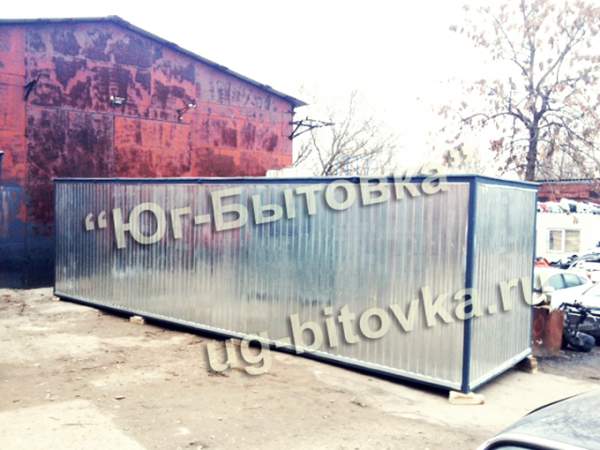 Бытовка строительная теплая 9 * 2,4 * 2,5 м